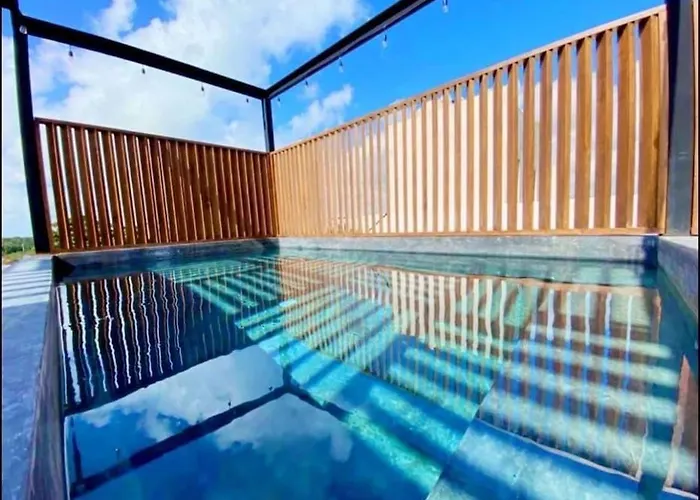 Trendy Tulum Studio With Pool